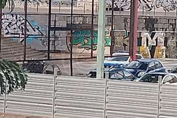 Arde por completo un turismo en el aparcamiento de Arnao (Telde)/TA.